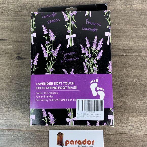 2 Pairs Exfoliating Peel Off Foot Mask Remove Hard Dead Skin Callus Soft Feet - Picture 3 of 9